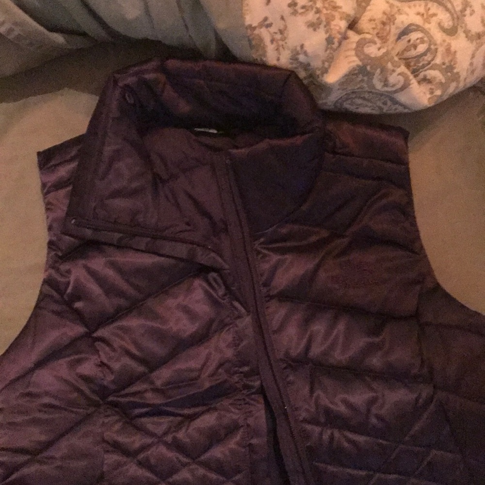 Dark purple The North Face down best